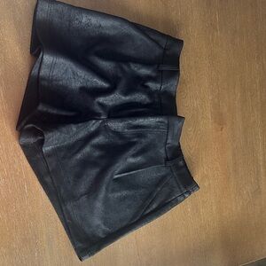 Kori Elegant Black High Waist Shorts